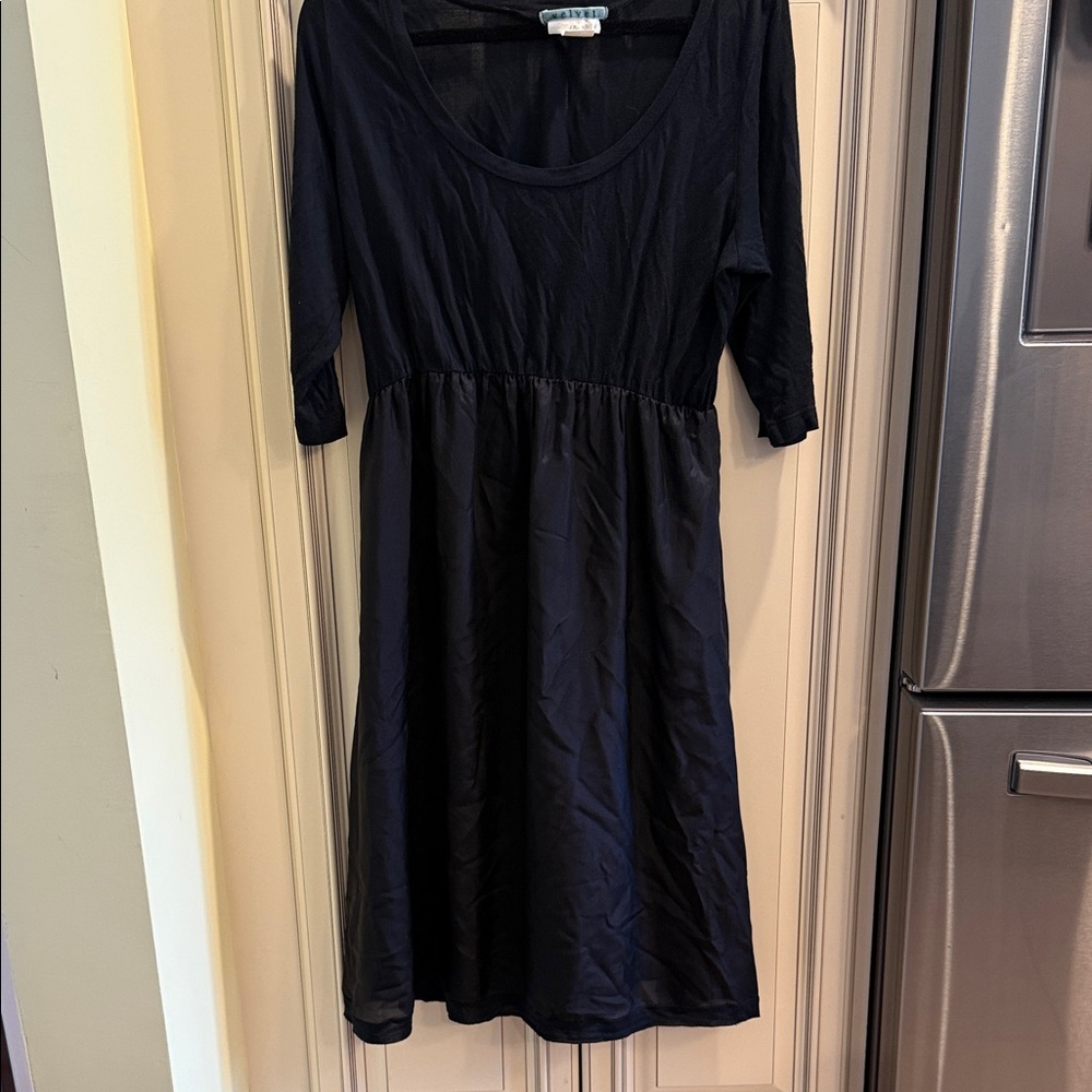 A Pea in the Pod Classic Black 3/4 Sleeve Dress Sz L